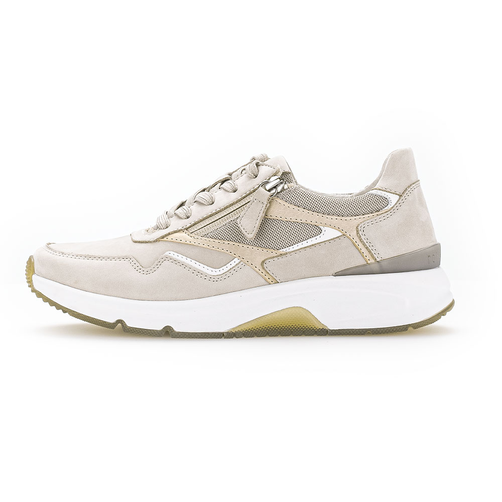 Gabor Rollingsoft Sneaker Beige Aussenseite