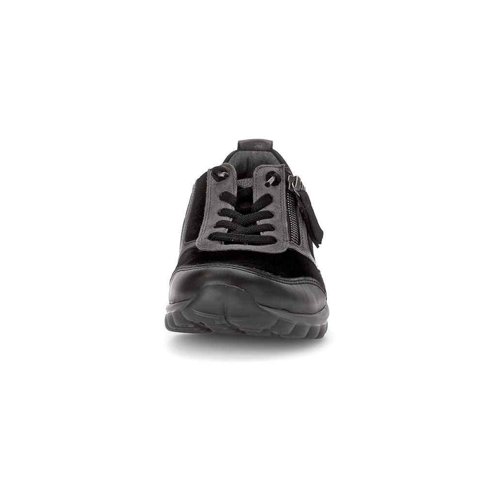 Gabor Rollingsoft sensitive Sneaker Schwarz/Graphit - Front