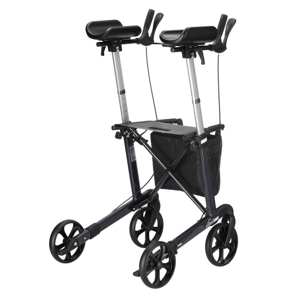 Russka Rollator Vital Special - Athritis-Rollator für Innenräume mit Unterarmauflage