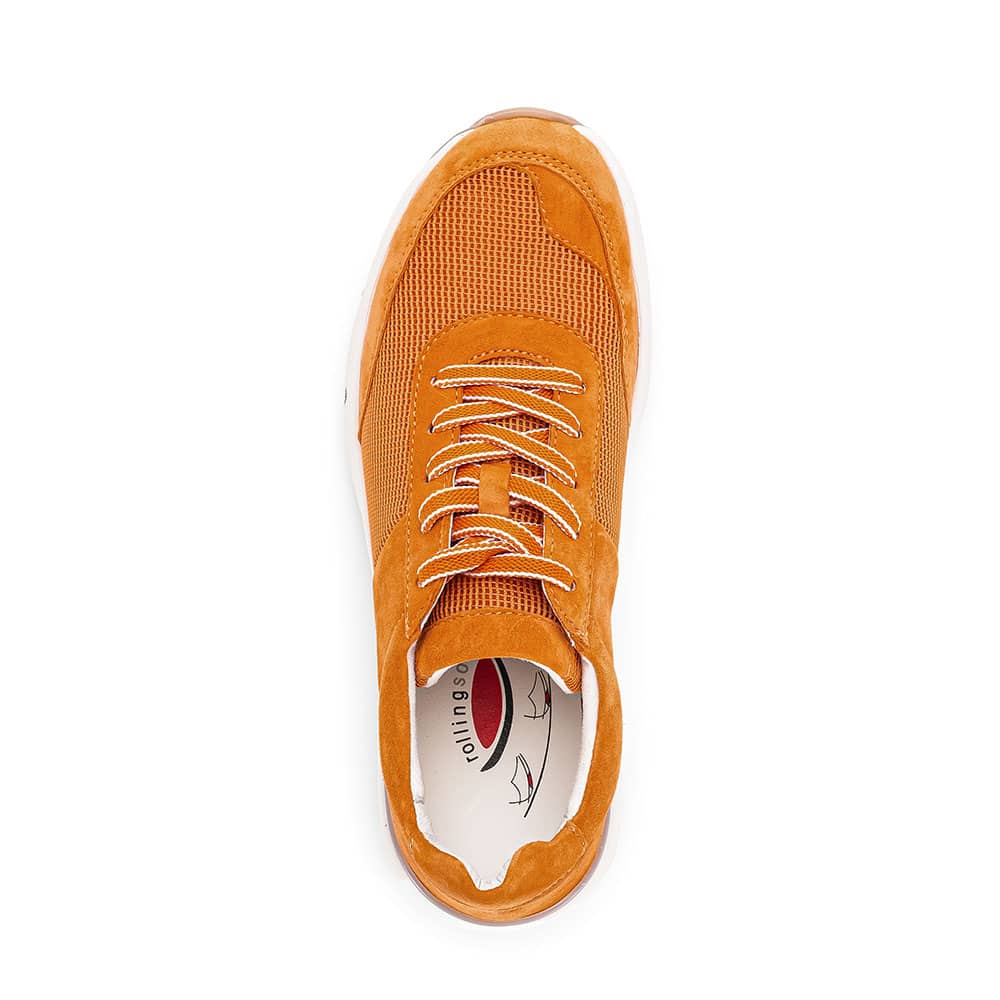 Gabor Sneaker Rollingsoft Mandarine oben